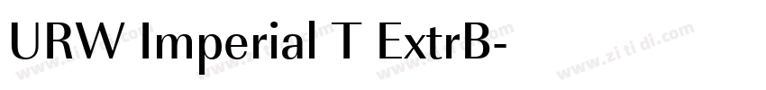 URW Imperial T ExtrB字体转换 URW Imperial T ExtrB字体转换